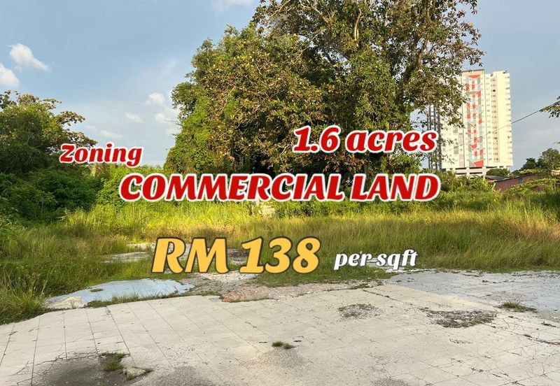 Zoning Commercial Facing Road Agriculture Land Near Simpang Kuala For Sale