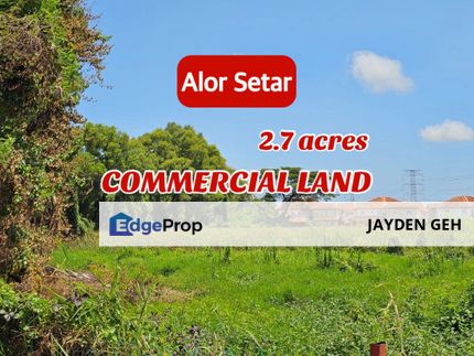 Facing Road Commercial Land Shahab Perdana Near Mergong Alor Setar For Sale, Kedah, Alor Setar