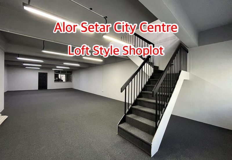 Renovated 1st & 2nd Floor Shoplot Near City Plaza Alor Setar City Centre For Rent