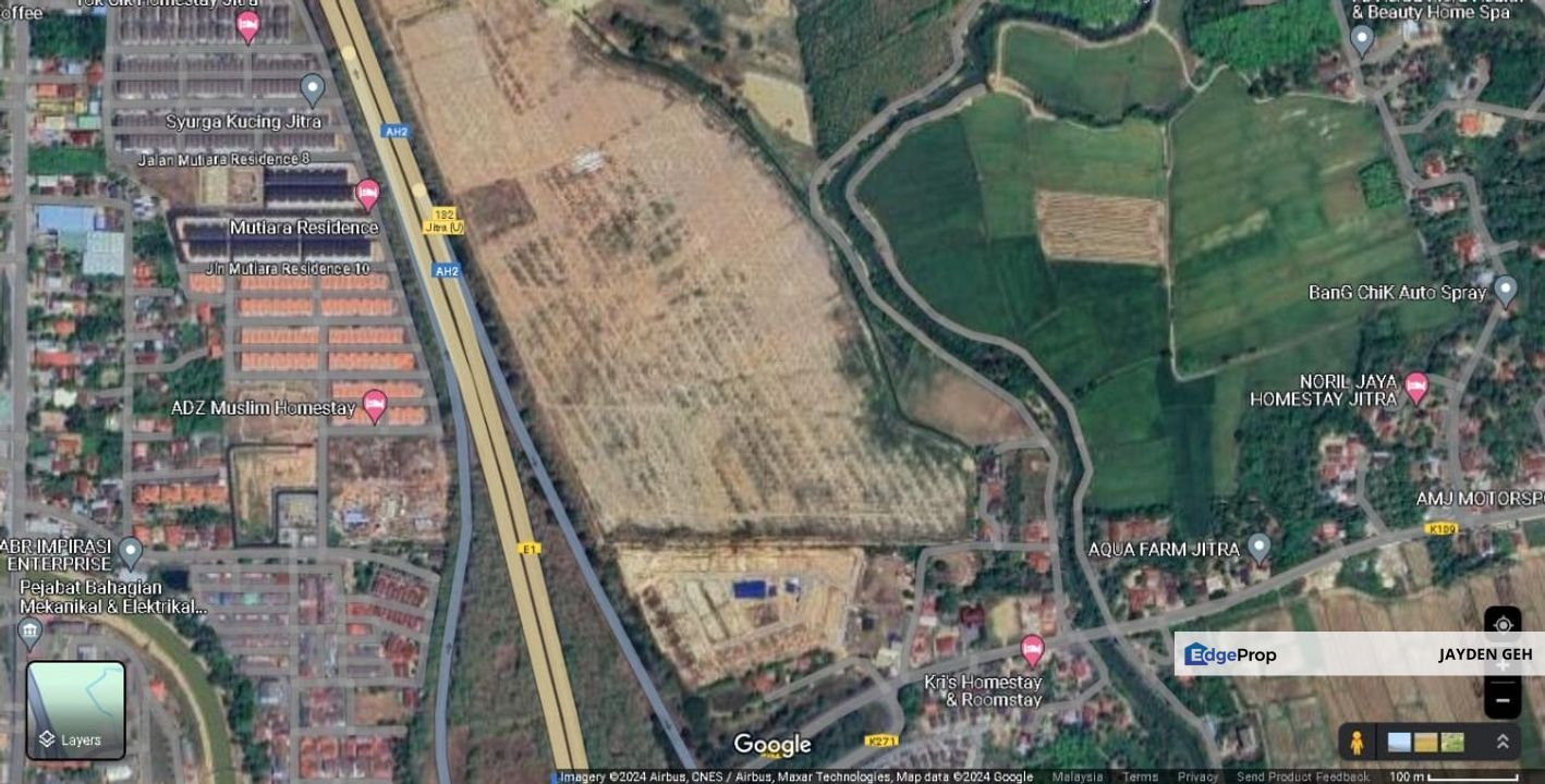 Facing Main Road Commercial Vacant Land Near Jitra Mall Kedah For Rent, Kedah, Jitra