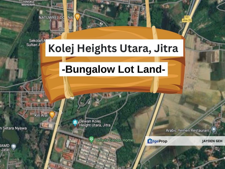 Big Bungalow Lot Land Jitra Near Belleza Garden Homes Kedah For Sale, Kedah, Jitra