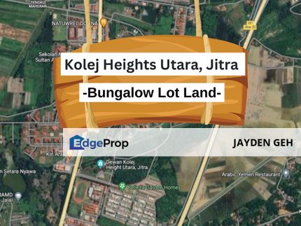 Big Bungalow Lot Land Jitra Near Belleza Garden Homes Kedah For Sale, Kedah, Jitra