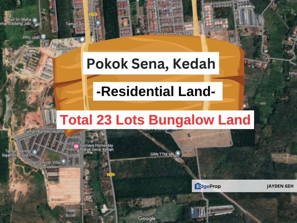 Big Residential Land Bungalow Lot Land Pokok Sena Kedah For Sale, Kedah, Pokok Sena