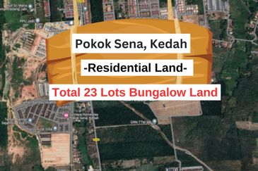 Big Residential Land Bungalow Lot Land Pokok Sena Kedah For Sale