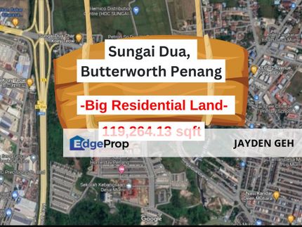 Big Residential Land Sungai Dua Butterworth Mainland Penang For Sale, Penang, Butterworth