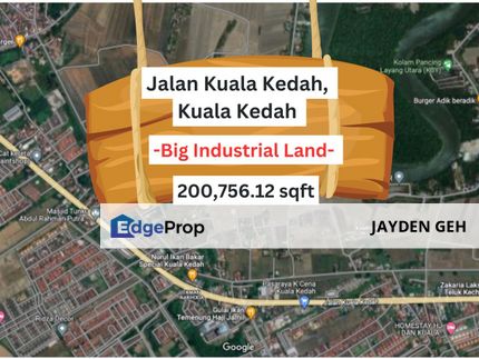 Facing Main Road Industrial Land Industry Kuala Kedah For Sale, Kedah, Kuala Kedah