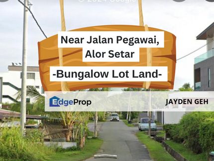 Bungalow Lot Land Near Jalan Pegawai & Taman Berjaya Alor Setar For Sale, Kedah, Alor Setar