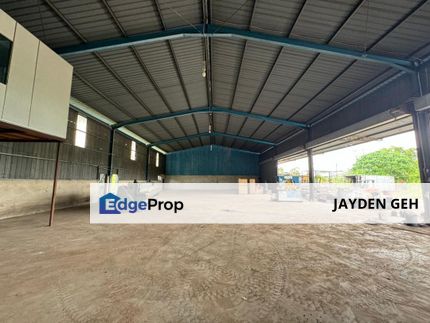 Facing Road Warehouse Gudang with Land Jitra Kedah For Rent Untuk Disewa, Kedah, Jitra