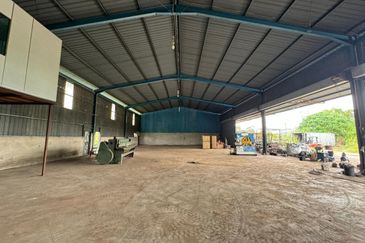 Facing Road Warehouse Gudang with Land Jitra Kedah For Rent Untuk Disewa