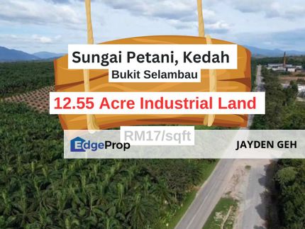 Facing Main Road Industrial Land Bukit Selambau Sungai Petani SP Kedah For Sale, Kedah, Sungai Petani