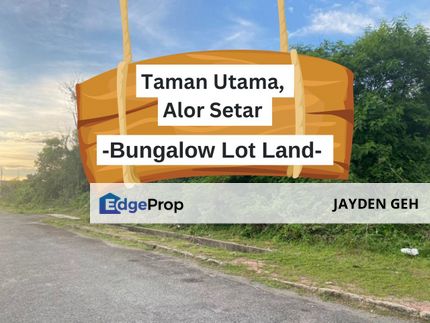 Big Bungalow Lot Land Taman Utama Near Tat Nasi Ayam Alor Setar For Sale , Kedah, Alor Setar