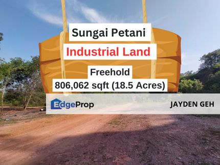 Sungai Petani 18.5 Acre Industrial Land Cendana SP Kedah For Sale, Kedah, Sungai Petani