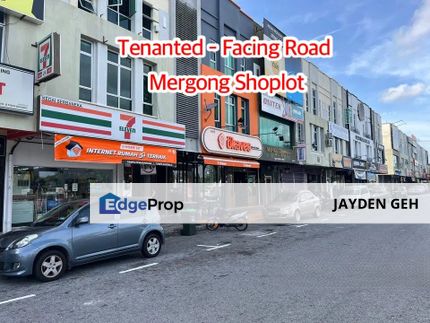 Tenanted - Facing Road 3 Storey Shoplot Taman Rakyat Mergong Alor Setar For Sale, Kedah, Alor Setar