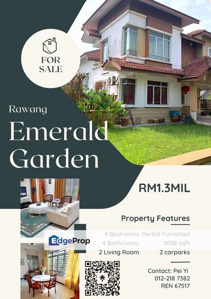 Emerald Gardens Bungalow Split Level house for SALE | Rawang , Selangor, Rawang