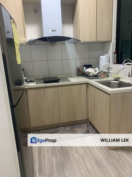 Majestic Maxim cheras renovated with SPC flooring kitchen cabinet, Kuala Lumpur, Cheras