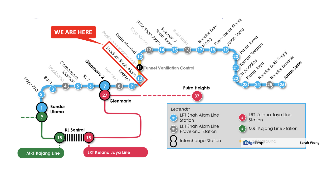LRT 3 Linked Condominium in Shah Alam , Selangor, Shah Alam
