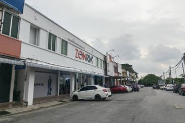 Facing Main Road Double Storey Shoplot Taman Angsana Pokok Sena For Sale