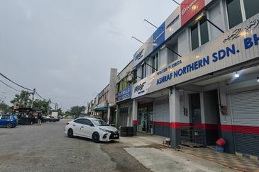 Facing Main Road Double Storey Shoplot Taman Angsana Pokok Sena For Sale