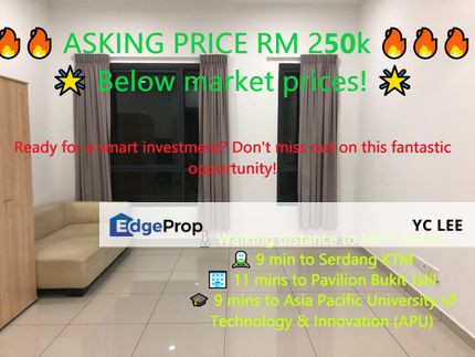 Cube Soho @ One South For Sale Walking distance to MRT station, Selangor, Seri Kembangan