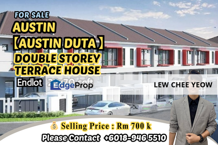 Austin Duta Double Storey Endlot Terrace House, Johor, Johor Bahru