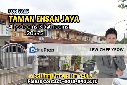 TAMAN EHSAN JAYA 20×75, Johor, Johor Bahru