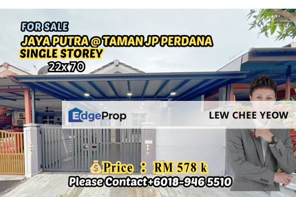 【Single Storey】 Move In Condition, Johor, Johor Bahru