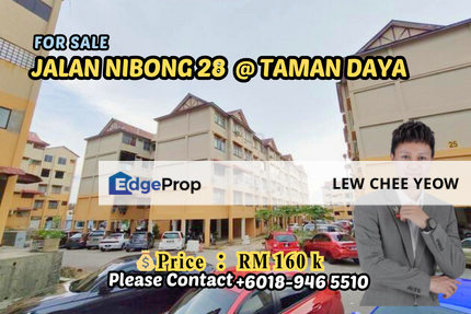 【Flat Taman Daya】Renovated House Keep Clean, Johor, Johor Bahru