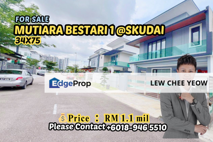 【Taman Mutiara Bestari 1】Semi-D , Johor, Johor Bahru