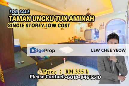 【Taman Ungku Tun Aminah】single storey, Johor, Skudai