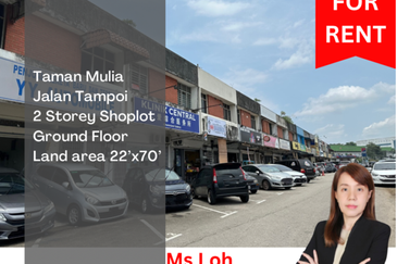 Taman Mulia Jalan Tampoi 2 Storey Shoplot for Rent