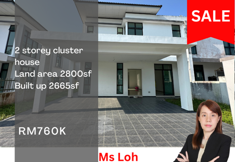Jalan Markisa Eco Tropics Brand New 2 Storey Cluster House for Sale
