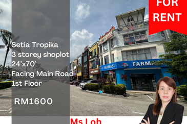 Setia Tropika Main Road Shop for Rent