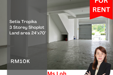 Setia Tropika Main Road Shop for Rent