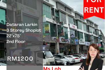 Dataran Larkin 3 Storey Shoplot for Rent
