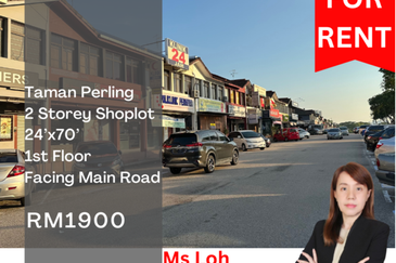 Taman Perling Main Road Shop for Rent