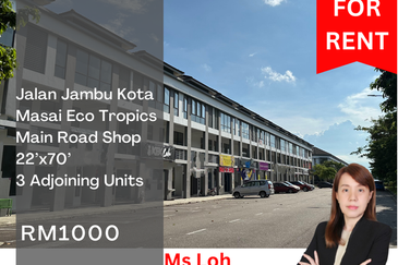 Jalan Jambu Kota Masai Eco Tropics Main Road Adjoining Shops for Rent