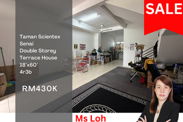 Taman Scientex Senai Double Storey Terrace House for Sale
