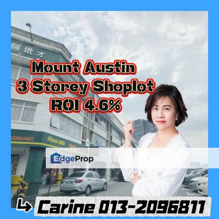 3 Storey Shop Mount Austin, Johor, Johor Bahru