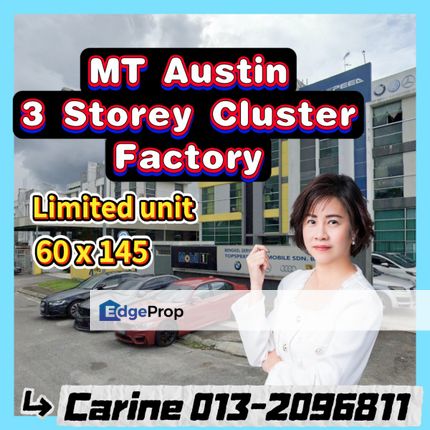 Mount Austin 3 Storey Cluster Factory , Johor, Johor Bahru