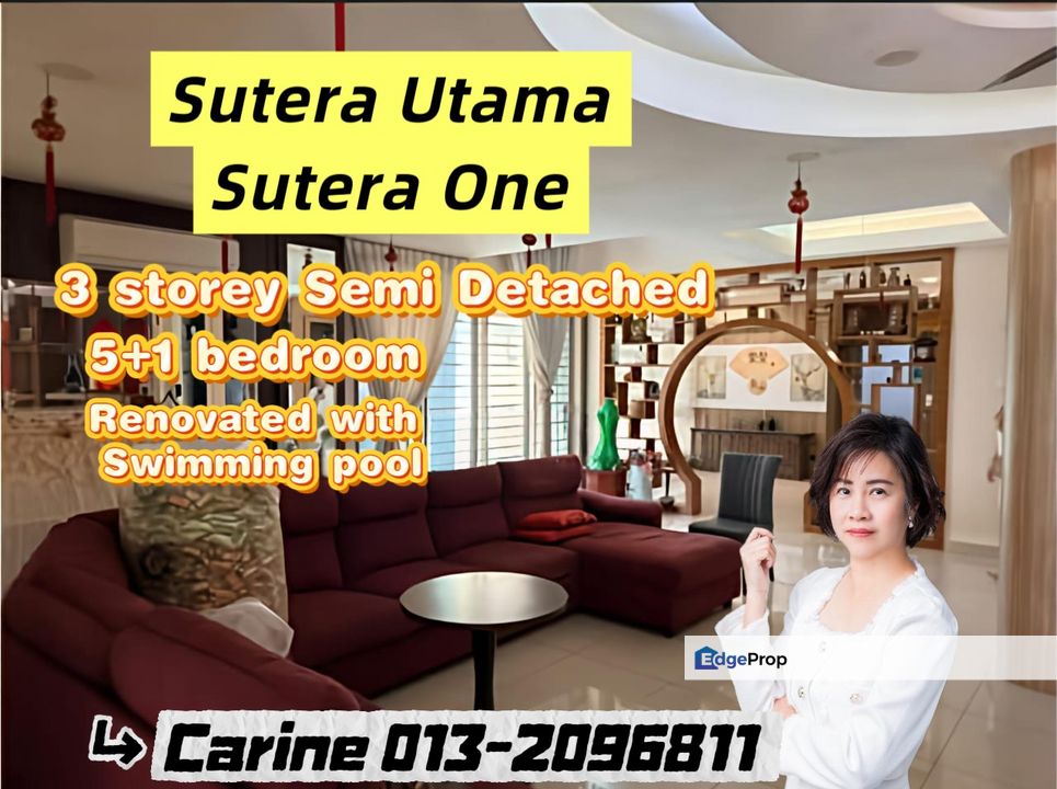 Sutera Utama 3 Storey Semi Detached, Johor, Skudai