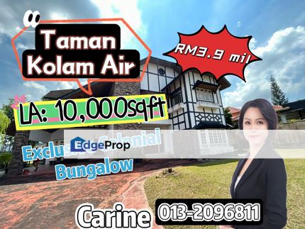 Taman Kolam Air 10,000 sqft Nice Colonial Bungalow, Johor, Johor Bahru