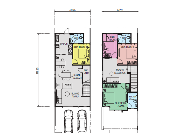 Prima Residensi Port Dickson - Teres 2 - 4bilik 3tandas