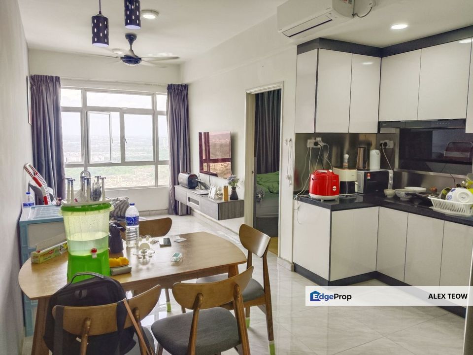 Full Loan Unit Midas Apartment @ Perling/ 2R 2B/ 614sqft/ Johor Bahru, Johor, Johor Bahru