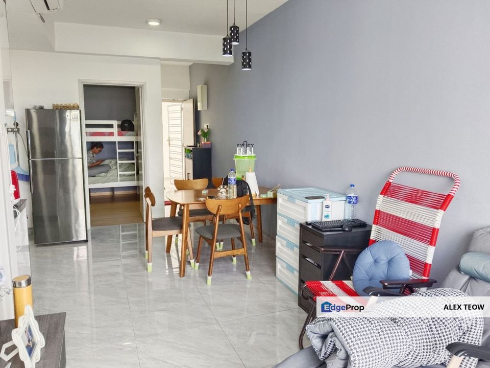 Full Loan Unit Midas Apartment @ Perling/ 2R 2B/ 614sqft/ Johor Bahru, Johor, Johor Bahru