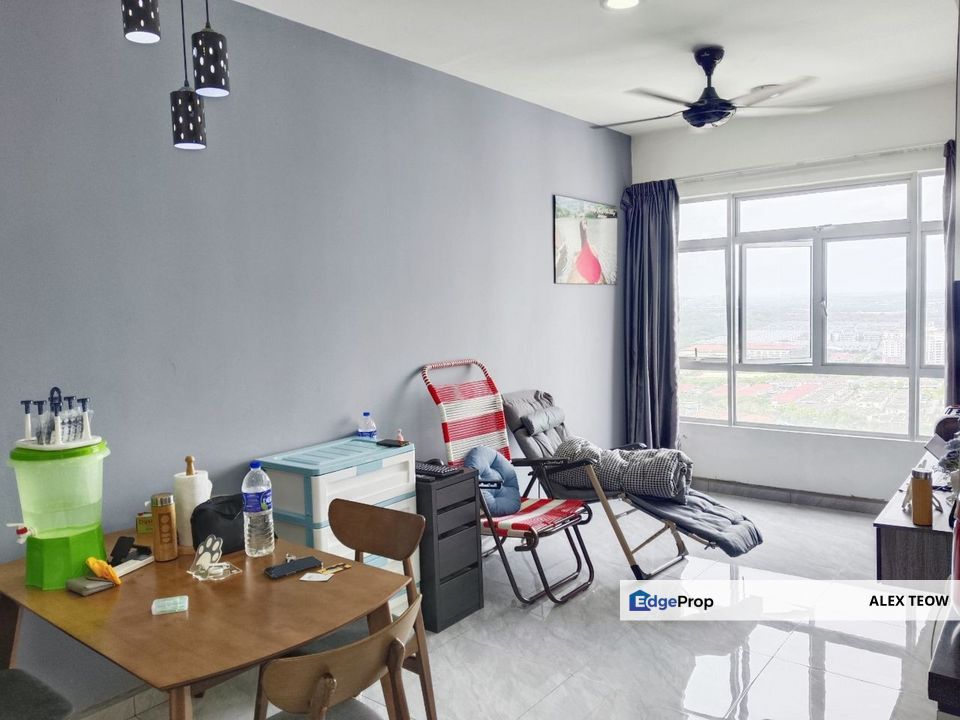 Full Loan Unit Midas Apartment @ Perling/ 2R 2B/ 614sqft/ Johor Bahru, Johor, Johor Bahru