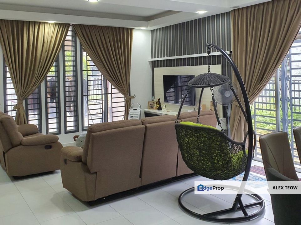 Taman Pulai Indah Double Storey Cluster House For Sale, Johor, Kangkar Pulai