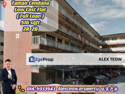 Taman Cendana Flat Full Loan/ 2R 1B/ 516sqft/ Pasir Gudang/ Kota Masai, Johor, Pasir Gudang