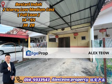 Bestari Indah Medium Low Cost Full Loan/ 3R 2B/ 14×55/ Ulu Tiram, Johor, Ulu Tiram