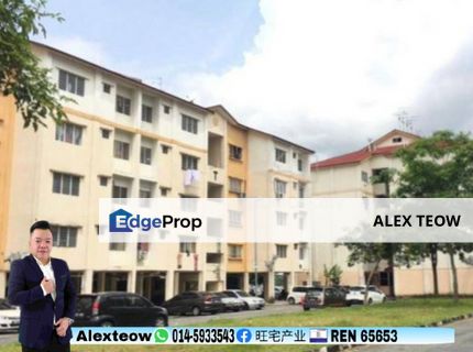 Flat Seri Setanggi 3R 2B/ 850sqft Johor Bahru, Johor, Johor Bahru