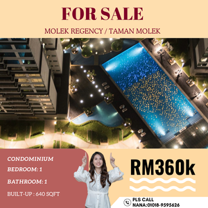 Molek Regency/Taman Molek for Sale @RM360,000 By NANA NG | EdgeProp.my